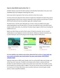 Below are five steps to check your neco results: How To Check Neco Result Online Part 2 By Epinmall02 Issuu