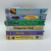 Some damage to/writing on cases. Barney Lot Of 2 Vhs Tapes Great Adventure Rhyme Time Rhythm Ebay
