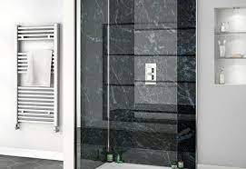 Orion Black Marble 2400x1000x10mm Pvc Shower Wall Panel