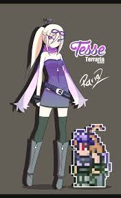 Tesse Terraria Version Terrarium Character Design Animal Paintings