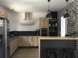Epingle Par Simalud Sur Simon Cuisine Noire Et Bois Cuisine Moderne Cuisine Noire