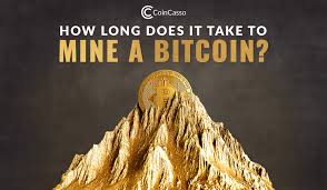Bitcoin mining is at least worth considering before making a final decision. How Long Does It Take To Mine A Bitcoin