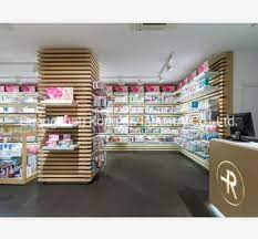 Ofrece servicios de exposición, difusión y venta de productos de diseño y artesanía. China Best Seller Pharmacy Store Counter Design Medical Store Furniture China Furniture Store Furniture