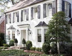 Black And White Painted Brick House Which Style Home Would You Choose Centsational Style Traditional Home Exteriors White Brick Houses Exterior Brick