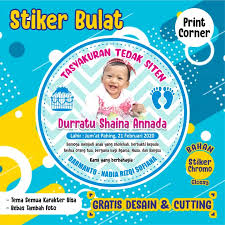 Ucapan selamat natal 2019 dan selamat menyongsong tahun baru 2020. Per 20 Pcs Stiker Bulat Produk Syukuran Khitan Aqiqoh Tedak Siten Tasyakuran Dundunan Lazada Indonesia