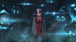Maybe you would like to learn more about one of these? Darling In The Franxx Zero Two Hiro Zero Two Standing On Dark Night With Background Of Blue Lighting Anime Hd Wallpaper Peakpx