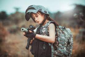ป กพ นในบอร ด Girls Guns