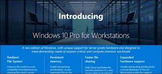 what is windows 10 pro for workstations and how is it