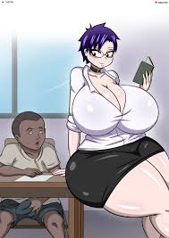Huge breast teacher