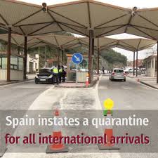 It is every skipper's responsibility to alert the port authorities on arrival in a foreign port should any crew after quarantine we will be allowed outside the marina and other ports in brazil with no additional quarantine. Spain Imposes 14 Day Quarantine For Everyone Entering Its Borders