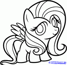 When babies can see color varies from child to child. Baby Fluttershy Colouring Pages Coloring Library