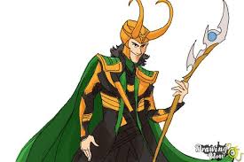 Ragnarok | art kids superhero subscribe now: How To Draw Loki From Thor Drawingnow
