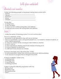Printable Birth Plans For First Time Moms Printable Checklists Birth Plan Page 1 Birth Plan Template Birth Plan Birth Plan Printable