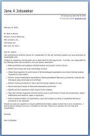 With further training, they may become medical laboratory scientists. Cover Letter For Lab Chemist July 2021