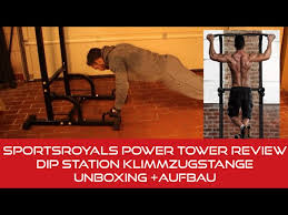 Sportsroyals power tower dip station pull up bar for home gym strength training workout equipment, 400lbs. Sportsroyals Power Tower Dip Station Klimmzugstange Unboxing Aufbau Review Youtube
