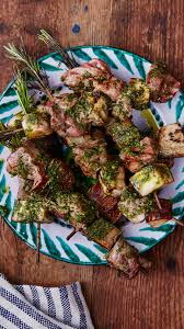 Keto Grilled Rosemary Lamb Kebabs Recipe Diet Doctor Recipe Lamb Kebabs Anchovies Kebab