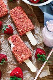 Strawberry Shortcake Ice Cream Bars Vegan Gf Recipe Vegan Desserts Best Vegan Desserts Strawberry Shortcake Ice Cream