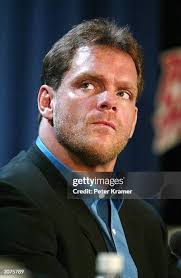 Wrestler Chris Benoit attends a press conference to promote... News Photo
