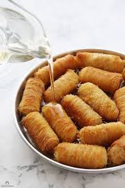 Ricotta Kunafa Rolls Cleobuttera Recipe Turkish Recipes Turkish Recipes Desserts Lebanese Desserts