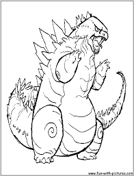 I really loved this godzilla drawing because the spines give a great sense of perspective and scale. Godzilla And King Kong Coloring Page Free Coloring Library