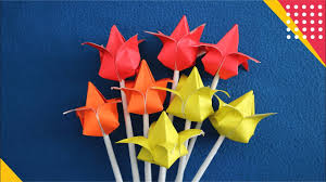 Maybe you would like to learn more about one of these? Tulip Origami Cara Membuat Hiasan Bunga Tulip Dari Kertas Mudah How To Fold Flower Easy Tutorial Youtube