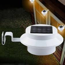 New 1pc 3led Outdoor Solar Security Spot Light Wall Lamp Without Battery Garden Solar Fence Lights Solar Lamp Solar Lights