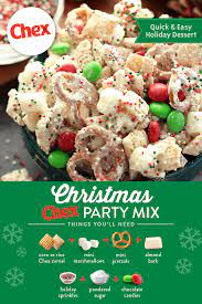 Christmas Chex Party Mix Recipe Holiday Desserts Christmas Chex Mix Recipes Christmas Holiday Desserts
