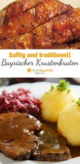 Bayrischer Krustenbraten Mit Dunkelbiersosse Und Semmelknodeln Rezept Krustenbraten Bayrischer Krustenbraten Krustenbraten Rezept