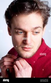 Brown hair man hi-res stock photography and images