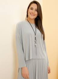 Bluz Etek Ikili Takim Gri Alia Bluz Giyim Bluz Modelleri