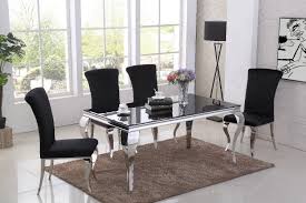 Spectrum round black glass dining table with 4 chairs dining table inside most up to date black glass dining tables and 4 chairs view photo 19 of 20. Liyana Black Glass Dining Table Modish Furnishing