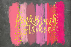 Download Pink Brush Strokes Watercolor Pink And Pearl Glitter Shimmering Sparkle Brush Blush Pink Glam Paint Strokes Clipart Pink Png Overlays By Sunflower Day Love Thehungryjpeg Com