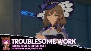 Genshin Impact Troublesome Work Lisa Act 1 Youtube