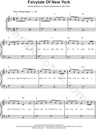 About fairytale of new york. The Pogues Fairytale Of New York Sheet Music Easy Piano In F Major Transposable Download Print Sku Mn0126564