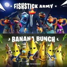 30 seconds in the match Fortnite Meme If Fishstick Army Battled Banana Facebook