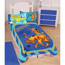 Scooby Doo Twin Fleece Polyester Blanket For Kids Scooby Doo Polyester Blankets Scooby