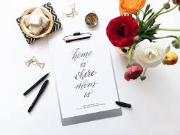 Eine mutter ist der einzige mensch auf der welt, der dich schon liebt, bevor er aufrufe 176 tsd. Schoner Spruch Zum Muttertag Home Is Where Mom Is Berlin Kalligraphie