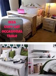 When i first saw this malm occasional table from ikea (on display set over a bed in one of their rooms set up for display), my first thought was how awesome it was that this was like a desk for the bed and took those bed tables to a completely nother level. Bed Table Malm Occasional Table Ikea