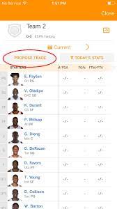 Go to the google play store or the app store, search for espn fantasy sports, and install the espn fantasy sports app. Proposing And Accepting Trades Espn Fan Support