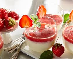 Rezept Panna Cotta Mit Erdbeeren Rezepte Panna Cotta Erdbeer Panna Cotta