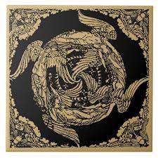 Vintage Four Winds Angels By Walter Crane Ceramic Tile Zazzle Com In 2021 Walter Crane Victorian Illustration Art Nouveau Illustration