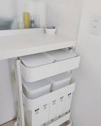 ikeaのワゴン raskog がスゴイ おすすめ活用法を大公開 クローゼット 収納 インテリア 収納 ikea 収納