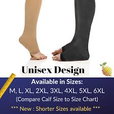 zippered compression socks with open toe best leg support