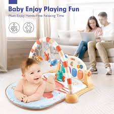 Baby einstein neptune under the sea lights and sounds activity gym and play mat. Buy Baby Play Mat For Baby Gym Baby Play Gym Activity Floor Mat Tummy Time Mat Toys Kick Play Piano Infant Baby Toys 3 6 Months 0 3 Months Newborn Baby Playmat Baby Activity