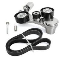 JAVOUKA Drive Belt Tensioner Assembly with Pulley & Serpentine Belt for Chevy Malibu 08-10/13-14, Impala 14, Saturn Aura/Vue 07-09, Buick ...