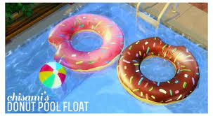 K Sims 4 Updates Chisami Objects Miscellaneous Donut Pool Float Custom Content Download Sims 4 Sims Sims 4 Mods