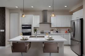 Combining Beauty And Functionality Quartz Countertops Upgraded Flat Panel Cabinets In A Choice Of Contempo In 2020 Flat Panel Cabinets New Home Communities New Condo