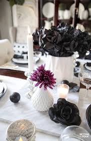 Easy Elegant Halloween Table Decorations Centerpiece Idea Halloween Table Decorations Centerpieces Halloween Table Centerpieces Halloween Table Decorations