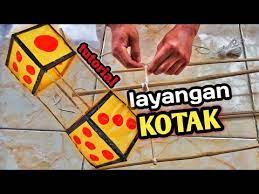 Di pertengahan kotak (angka acak), akan terdapat beberapa gambar tangga dan ular. Cara Buat Layangan Kotak Layangan Unik Seperti Dadu Youtube