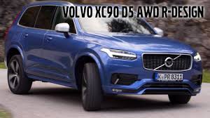 2018 Volvo Xc90 D5 Awd R Design Bursting Blue Driving Interior Exterior Youtube